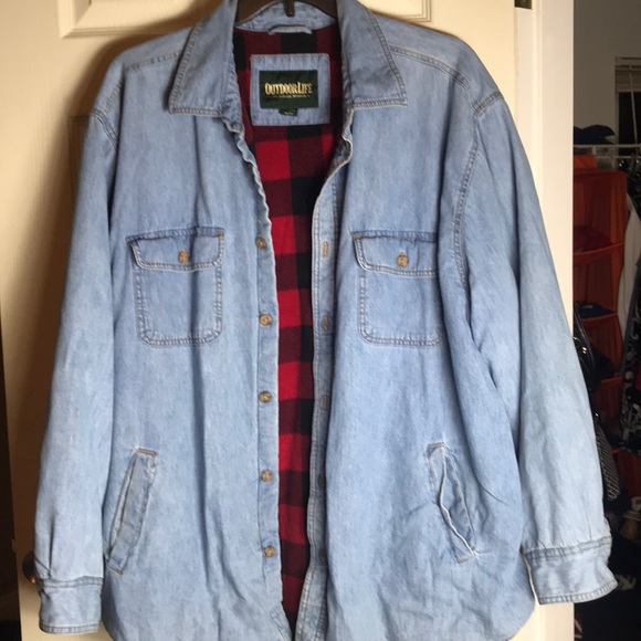 outdoor life denim shirt
